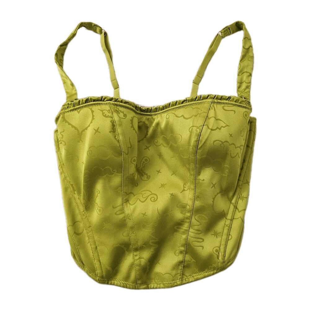 Savage X Fenty Olive Green Crop Top